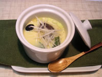 蒸し器不使用! 簡単!黒豆の中華風茶碗蒸し